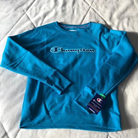 Champion Size S Blue Crewneck - Picture 1 of 4